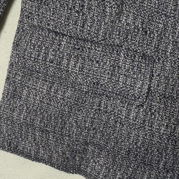 J.Jill Blazer dark purple navy gray tones 6 small s jacket dark academia top - Picture 3 of 8